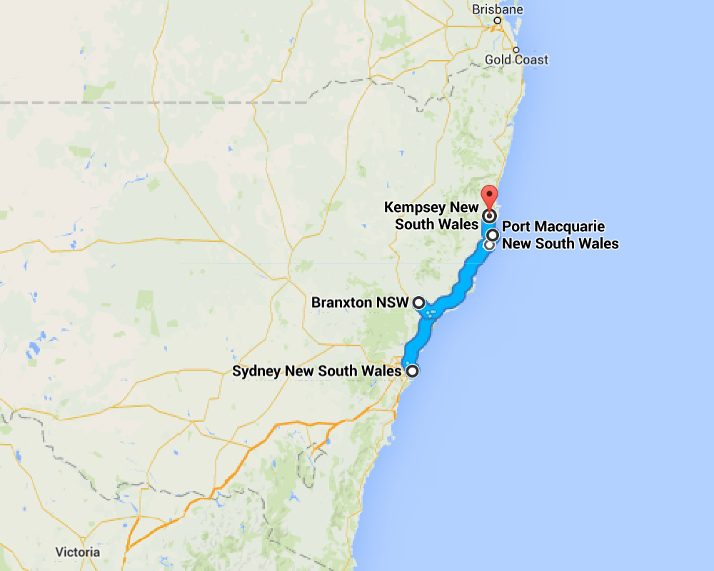 Sydney - Hunter Valley - Port Macquarie - Kempsey