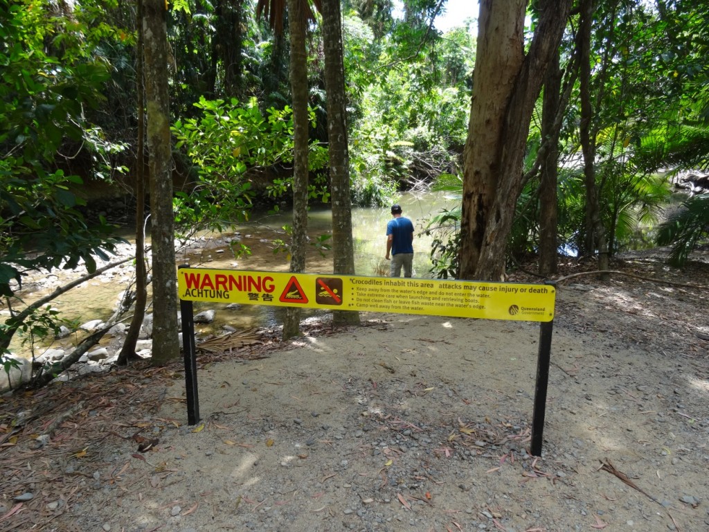 Immer schön die Warnschilder beachten