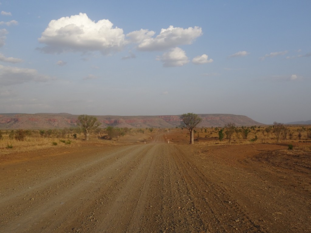 660 km Schotterpiste