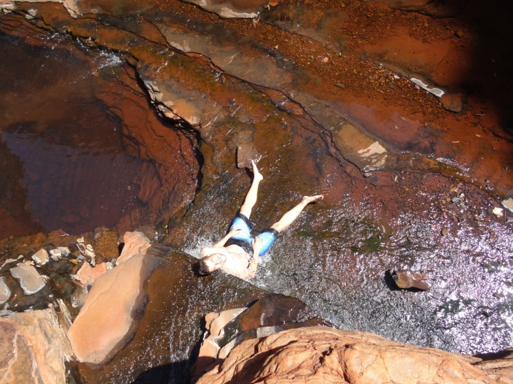 Endlich wieder mal duschen ;-)