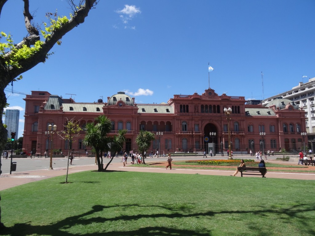 Das Casa Rosada, der Präsidentenpalast