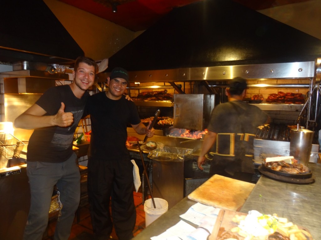 v.l.: Tourist, Asador (Grillmeister)