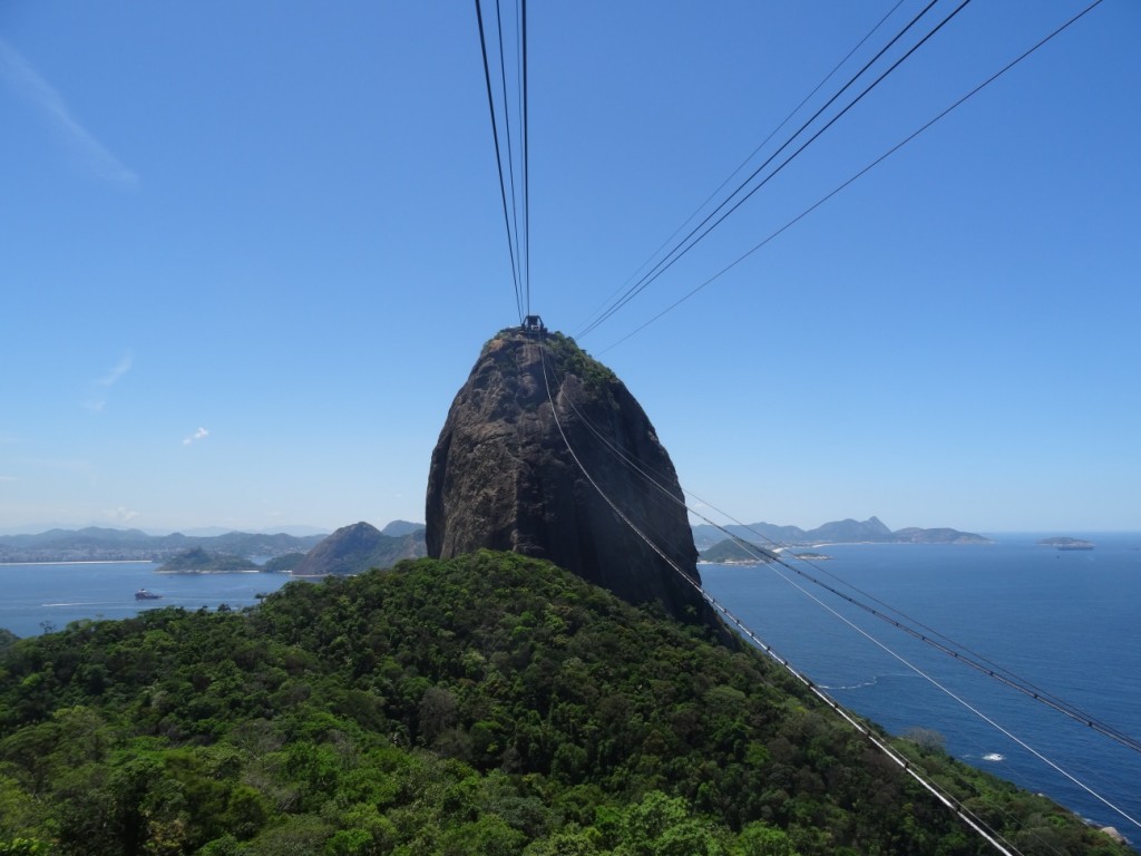 Mit der Seilbahn geht's auf den Zuckerhut