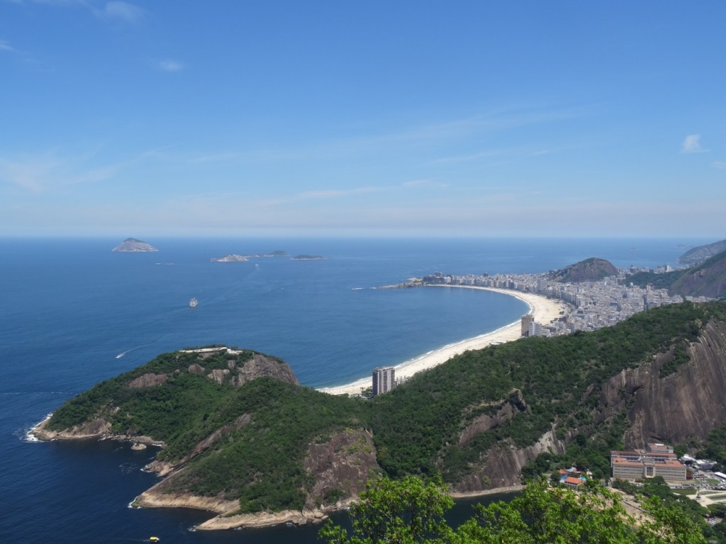 Die Copacabana vom Zuckerhut aus