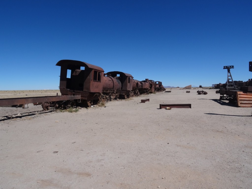 Unsere letzte Station vor Uyuni ist der Zugfriedhof