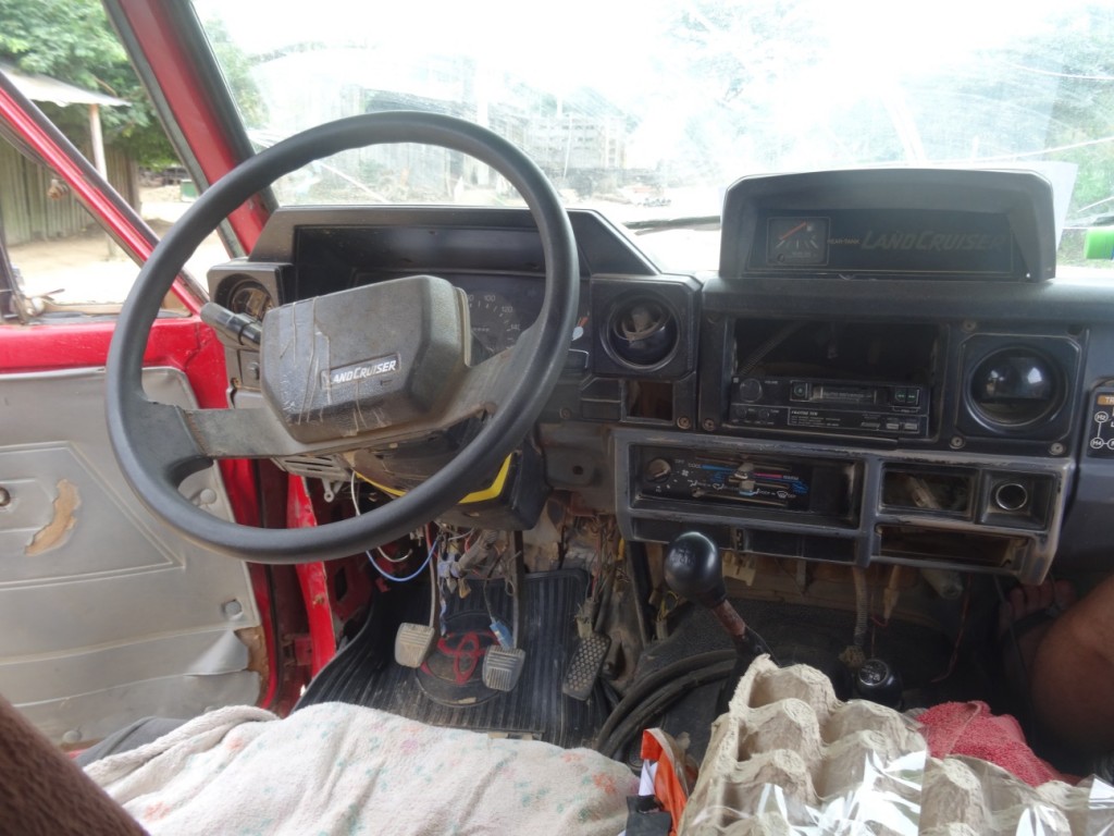 Das Auto hat definitiv schon bessere Zeiten erlebt