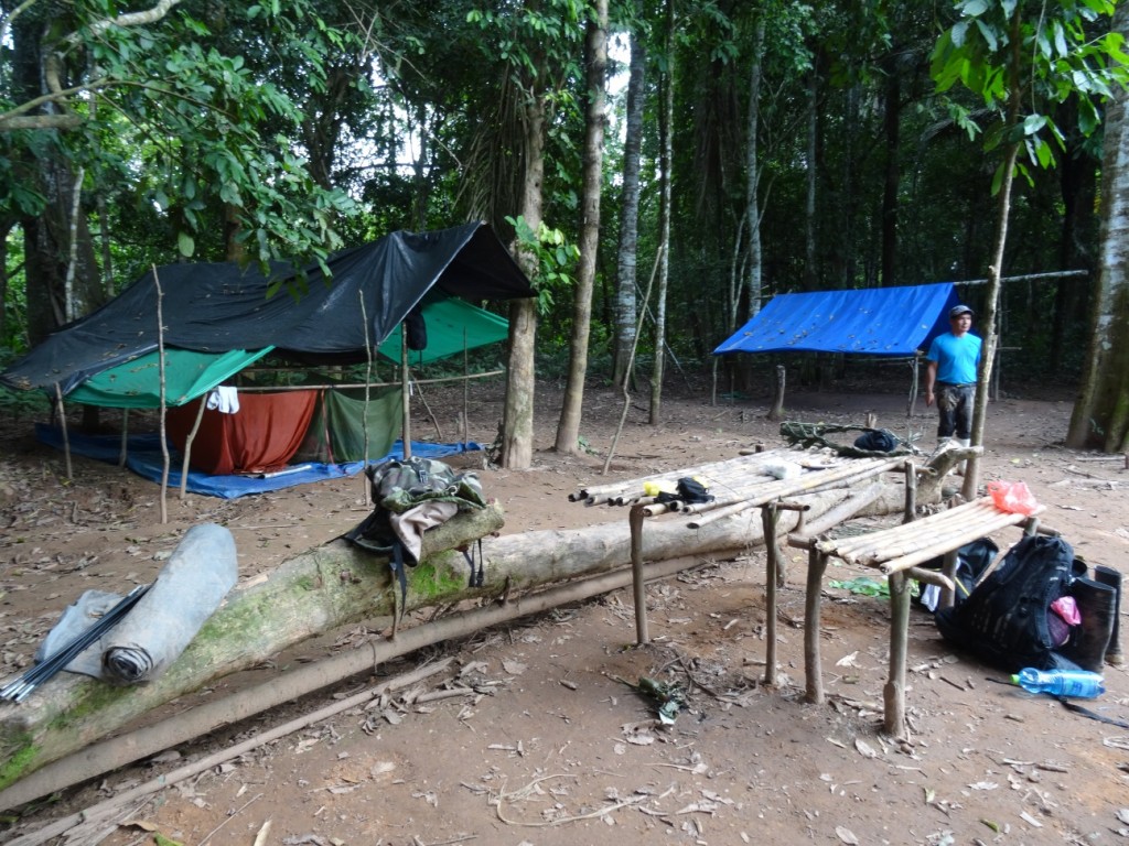 Das zweite Nachtlager ist noch einfacher