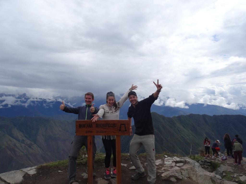 Gipfelfoto mit Marine!