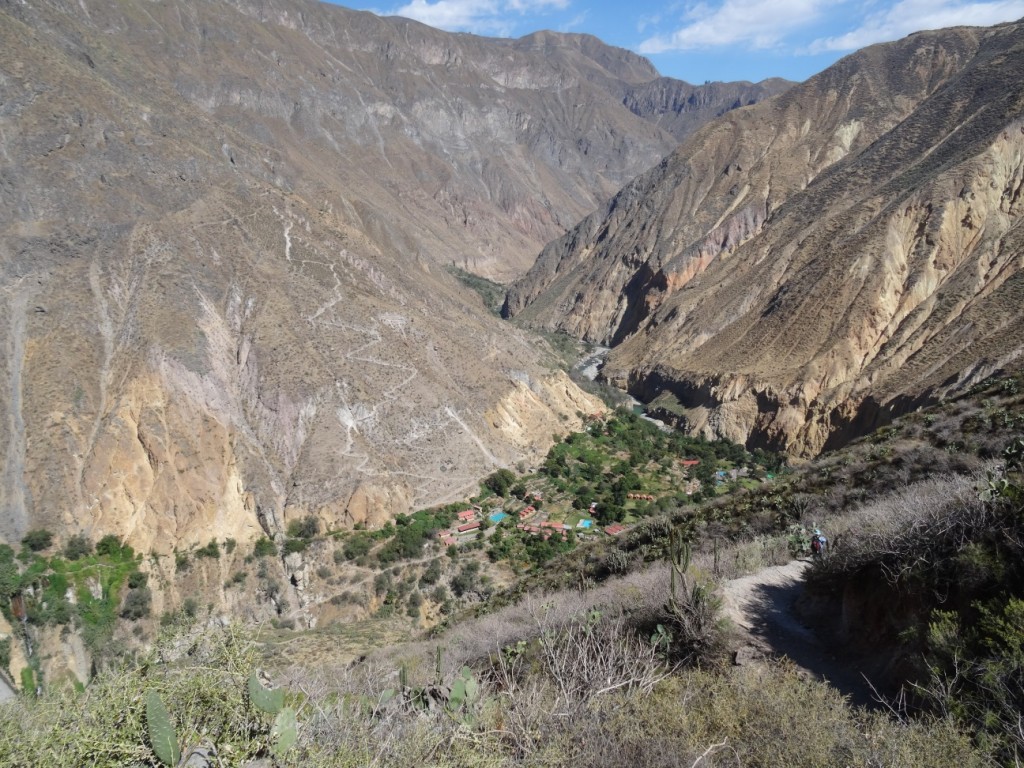 ... bis wir die Oase sehen