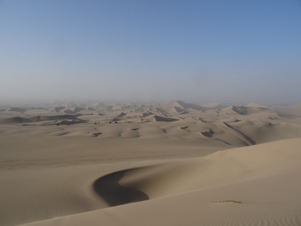Sanddünen, so weit das Auge reicht