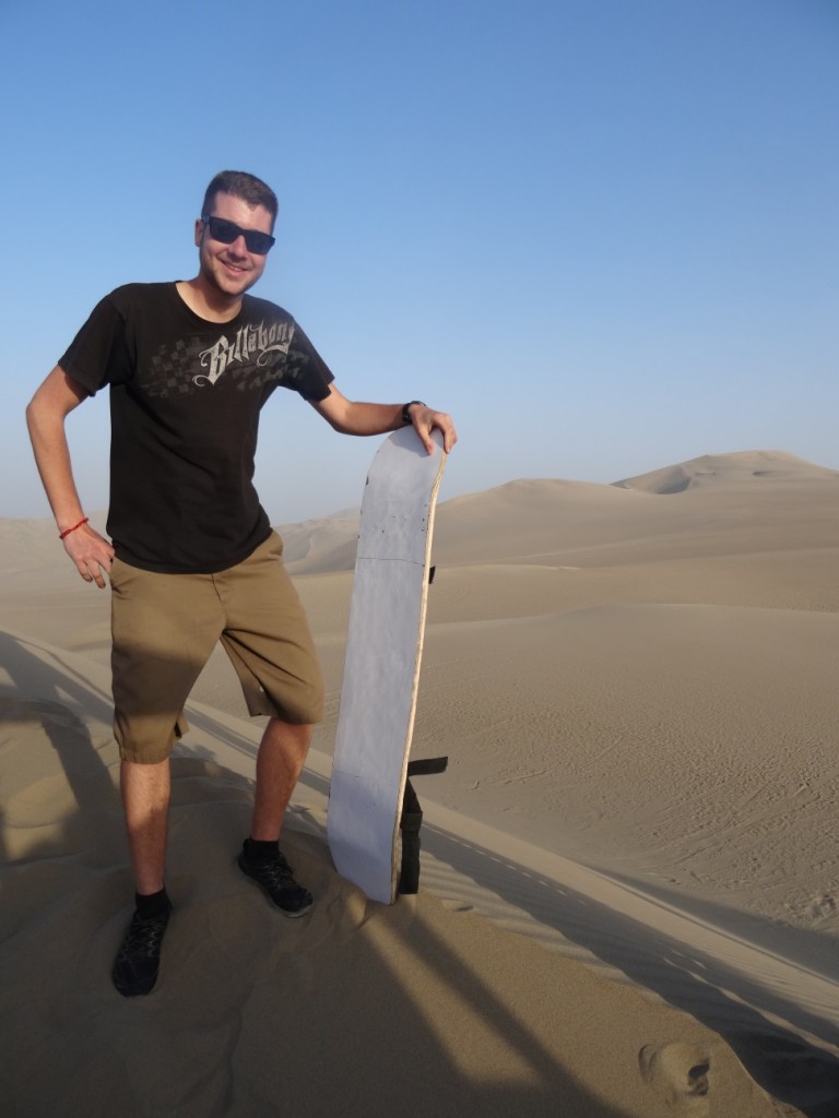 Bereit fürs Sandboarden!