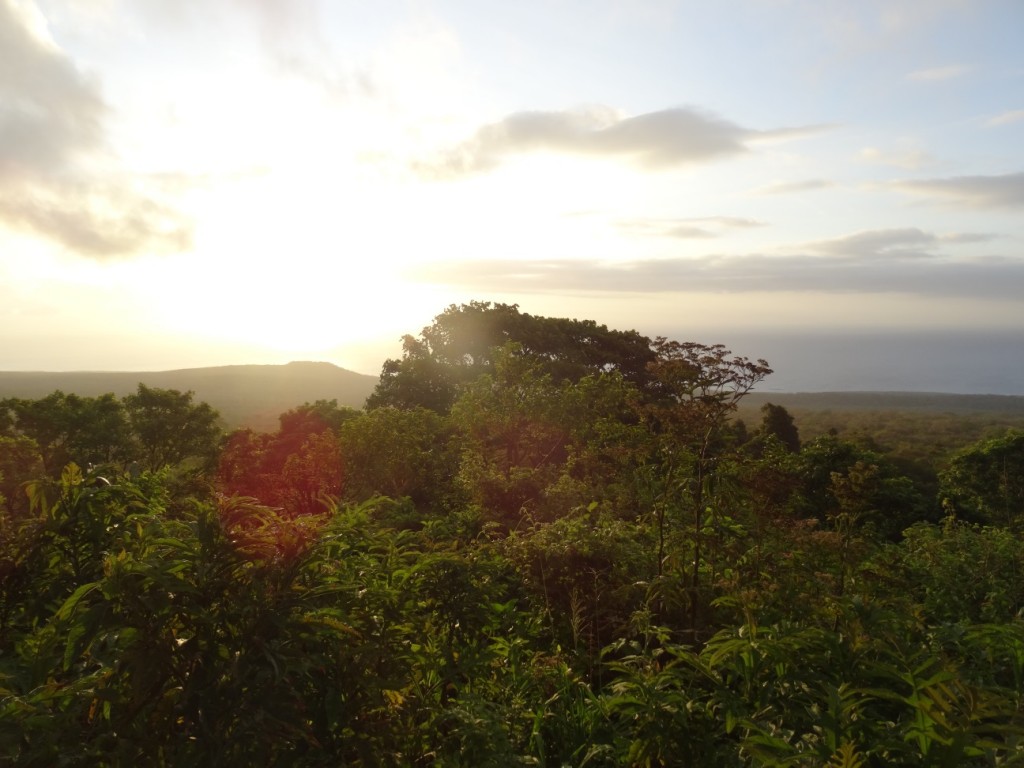 Sonnenuntergang über Puerto Baquerizo