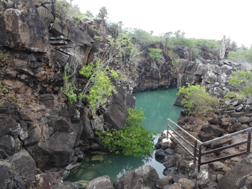 Las Grietas, eine mit Wasser gefüllte Felsspalte, in der man Baden oder Schnorcheln kann