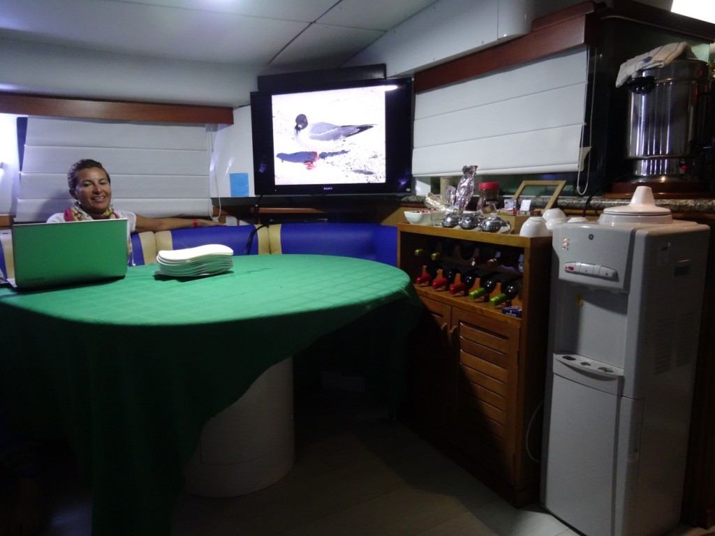 Jeden Abend beim Briefing wird das Programm für den nächsten Tag erklärt