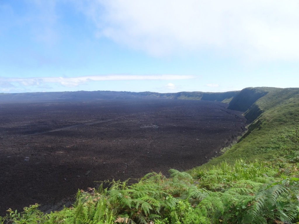Der Sierra Negra Vulkankrater