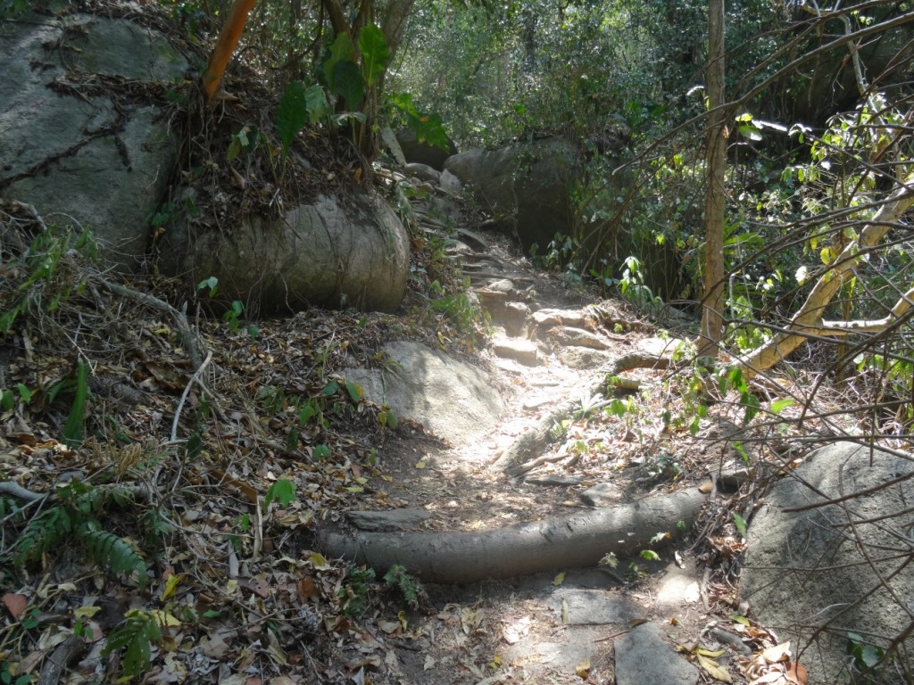 Der Weg zum Pueblito ist steil