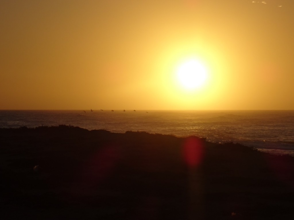 Auch hier geht die Sonne unter